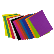 Image de Feuilles mousse 21 x 30 cm, couleurs assorties, lot de 14