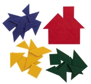 Image de Tangram plastique, les 4
