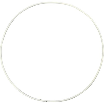 Agrandir l'image de Anneaux en métal blancs Ø 20 cm, les 5 Image de Anneaux en métal blancs Ø 20 cm, les 5