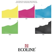Image de Ecoline Talens étui de 5 pots couleurs primaires