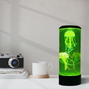 Image de Aquarium rond avec méduse