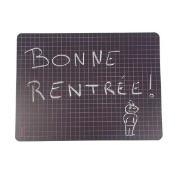 Image de Ardoise noire en plastique 24 x 32 cm