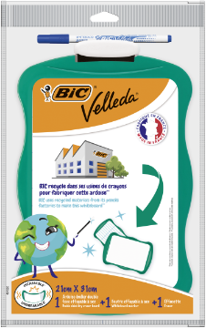Agrandir l'image de Ardoise "Bic Velleda" 50% recyclée Image de Ardoise "Bic Velleda" 50% recyclée