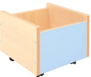 Image de Bac à roulettes bleu clair