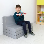 Image de Banquette dépliable gris