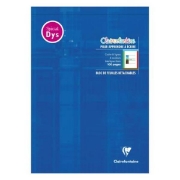 Image de Bloc de feuilles détachables A4 DYS, interligne 3 mm bleu Klein