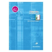 Image de Bloc de feuilles détachables A4 DYS, interligne 5 mm bleu clair