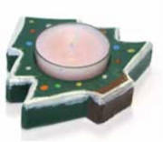 Image de Bougeoir carton sapin