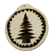 Image de Pendentifs en bois boules, les 6