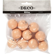 Image de Boules en bois visage Ø 30 mm, les 10