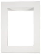 Image de Cadres passe-partout A4 blancs, par 100