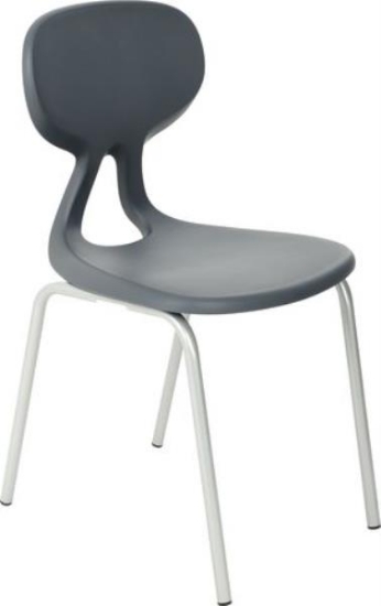 Image de Chaises "Colores",structure en aluminium T3, gris