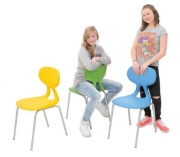 Image de Chaises "Colores"structure en aluminium T6, vert