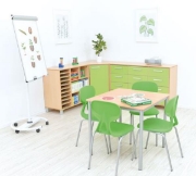 Image de Chaises "Colores"structure en aluminium T6, vert