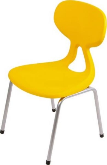Image de Chaises "Colores"structure en aluminium T6, jaune