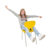 Image de Chaises "Colores"structure en aluminium T6, jaune