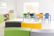 Image de Chaises "Colores"structure en aluminium T6, jaune