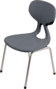 Image de Chaises "Colores"structure en aluminium T6, gris