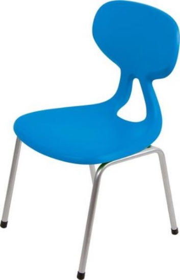 Image de Chaises "Colores"structure en aluminium T6, bleu