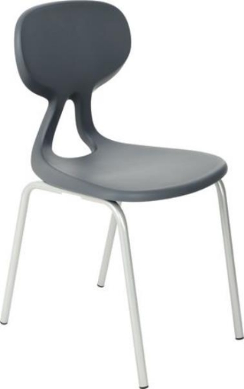 Image de Chaises "Colores"structure en aluminium T4, gris