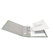Image de Classeur plastifié à levier 8 cm vert clair