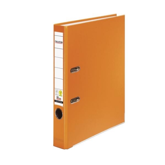 Image de Classeur plastifié à levier 5 cm orange, les 25