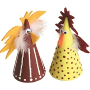 Image de Cônes en carton assortiment de 50