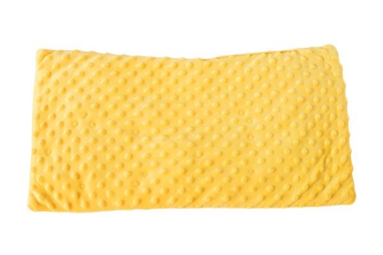 Image de Coussin lesté doux 2,3kg, jaune
