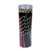 Image de Crayons de couleur triangulaires ergonomiques, pot de 48