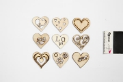 Image de Décorations cœur, sachet de 45