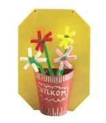 Image de Demi pot de fleur, les 6