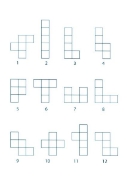 Image de Set 1-15 fiches d'exercices Pentomino, Dim, : 14 x 17 cm