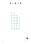 Image de Set 1-15 fiches d'exercices Pentomino, Dim, : 14 x 17 cm