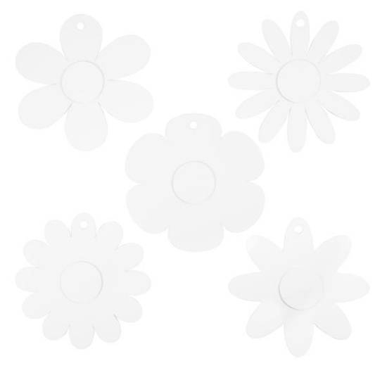 Image de Formes en carton fleurs, les 15