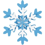 Image de Perforateurs à gommettes Flocons de neige, les 3