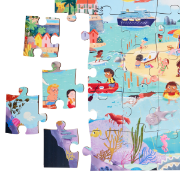 Image de Floor puzzles, la plage