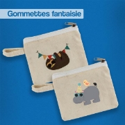 Image de Gommettes Décalcomanie – Textile, Papier & Bois – Animaux en Fête