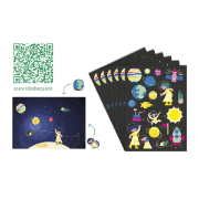 Image de Gommettes holographiques repositionnables, l'espace