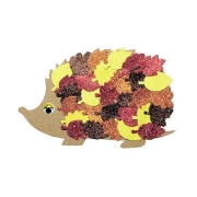 Image de Gommettes en néoprène pailletées, feuilles d’automne