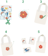 Image de Gommettes Décalcomanie – Textile, Papier & Bois – à offrir