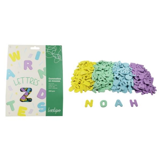 Image de Gommettes en mousse - Lettres