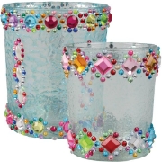 Image de Photophores en verre 240 ml, les 12