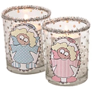 Image de Photophores en verre 240 ml, les 12