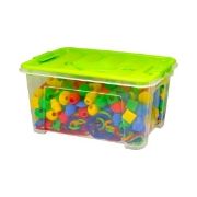 Image de Seau de grosses perles plastique