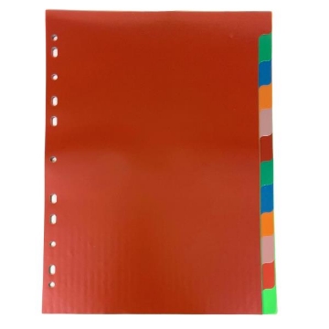 Agrandir l'image de Intercalaires plastiques A4 12 positions Image de Intercalaires plastiques A4 12 positions