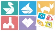 Image de Jeu de tangram translucide