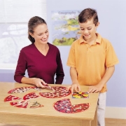 Image de Jeu de fractions "pizza"
