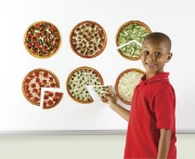 Image de Jeu magnétique de fractions les pizzas