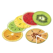 Image de Jeu magnétique de fractions les fruits