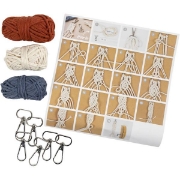 Image de Kit macramé pour 6 porte-clés